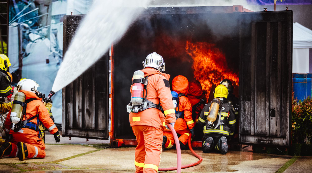 Fire Safety background